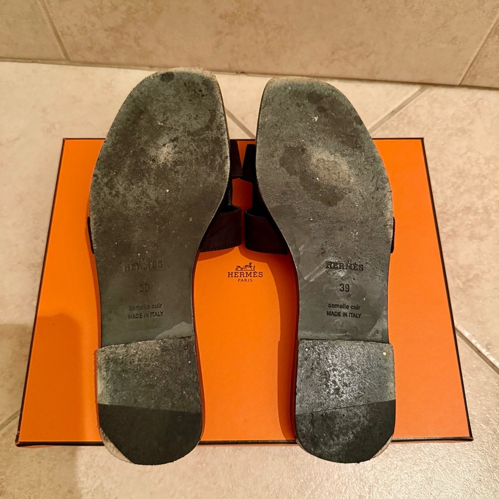 Authentic Rare Brides De Gala Design Black Oran Sandals w/ original box, dustbag - Picture 5 of 7